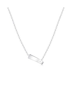 Alphabet Silver Necklace i SPE-5575